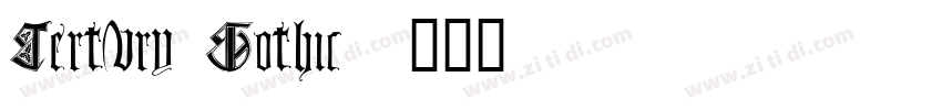 Certury Gothic字体转换